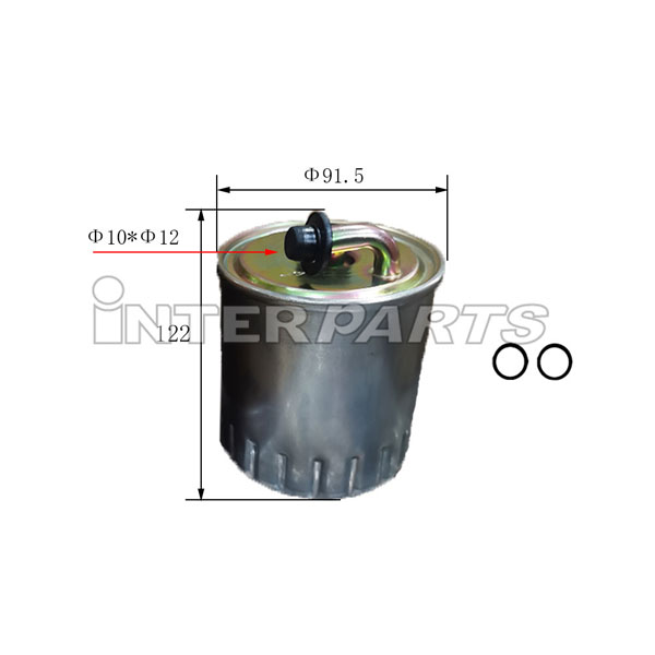 MANN WK822/1 호환 연료필터 IPUF-840