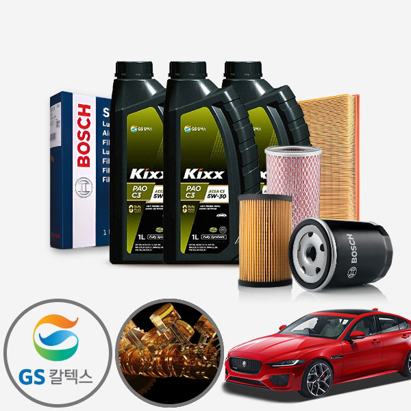 XE 2.0 가솔린 킥스파오 5W30 합성엔진오일 필터세트 7리터 IPA-P475+IPEO-890 KPT-1042668 cs33004