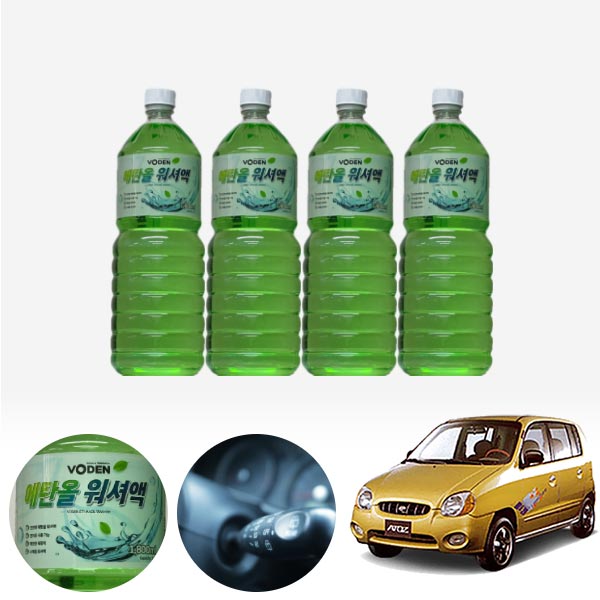 아토스 친환경 에탄올 클린 워셔액 4개 7.2L 세트 KPT-200 cs01001 차량용품