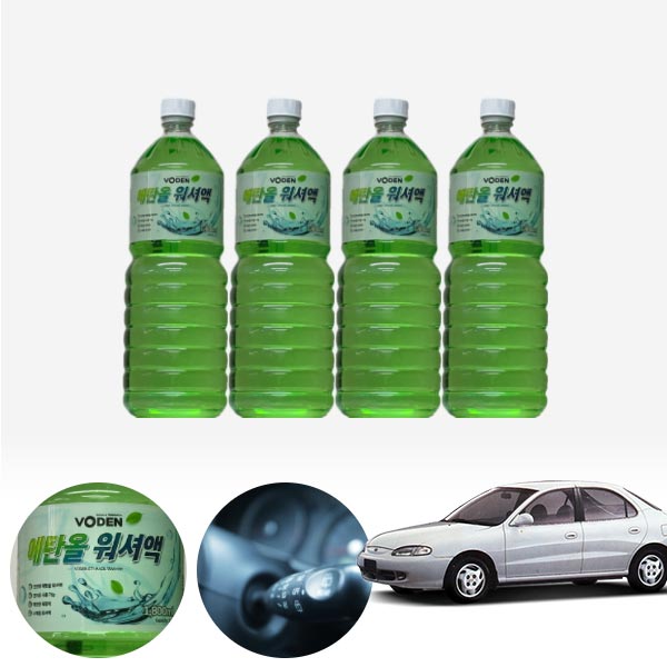 엘란트라 친환경 에탄올 클린 워셔액 4개 7.2L 세트 KPT-200 cs01004 차량용품