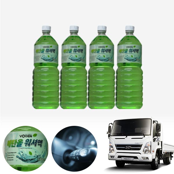 마이티 친환경 에탄올 클린 워셔액 4개 7.2L 세트 KPT-200 cs01050 차량용품