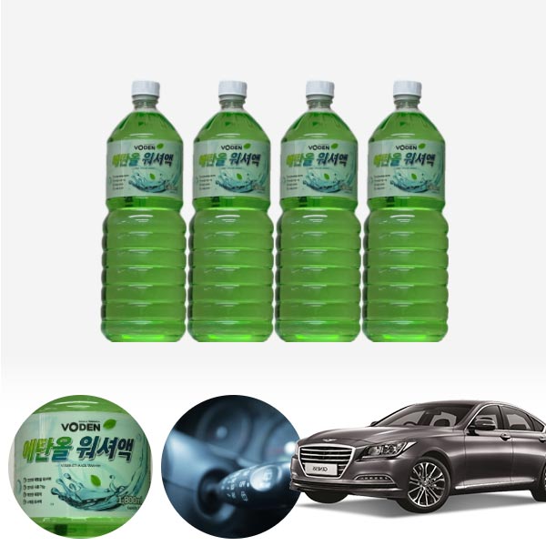 제네시스(뉴)(14~) 친환경 에탄올 클린 워셔액 4개 7.2L 세트 KPT-200 cs01056 차량용품