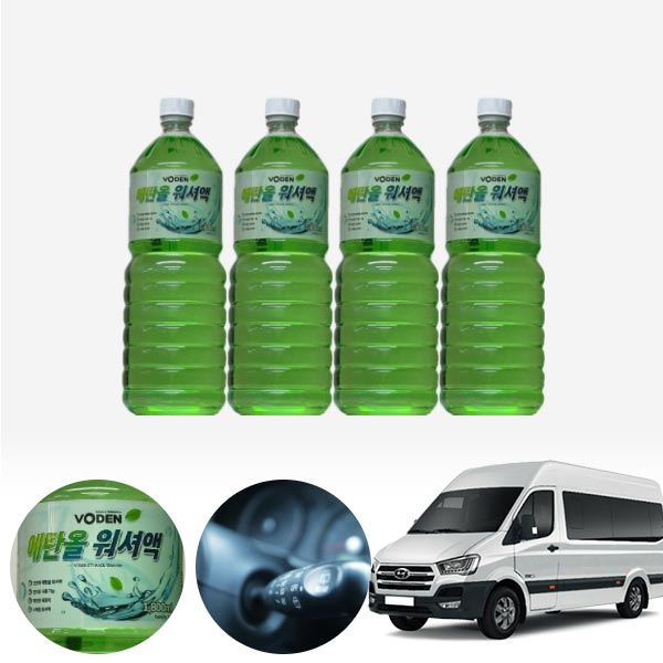 쏠라티 친환경 에탄올 클린 워셔액 4개 7.2L 세트 KPT-200 cs01060 차량용품