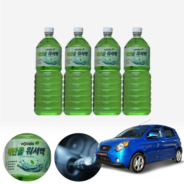 모닝(04~11) 친환경 에탄올 클린 워셔액 4개 7.2L 세트 KPT-200 cs02006 차량용품