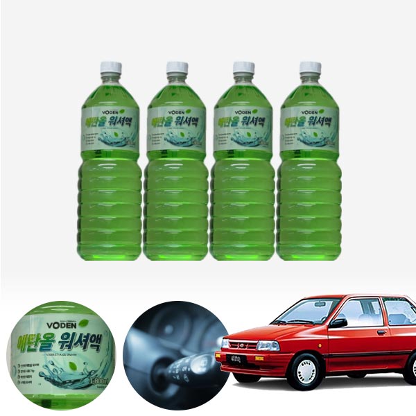 프라이드(87~00) 친환경 에탄올 클린 워셔액 4개 7.2L 세트 KPT-200 cs02008 차량용품