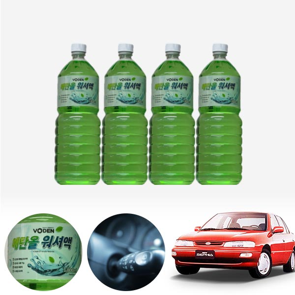 세피아 친환경 에탄올 클린 워셔액 4개 7.2L 세트 KPT-200 cs02009 차량용품