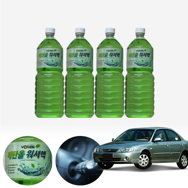 스펙트라 친환경 에탄올 클린 워셔액 4개 7.2L 세트 KPT-200 cs02011 차량용품