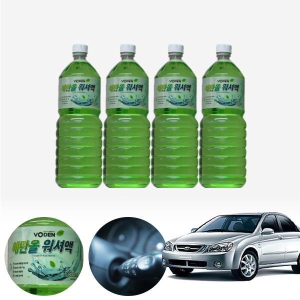 쎄라토 친환경 에탄올 클린 워셔액 4개 7.2L 세트 KPT-200 cs02012 차량용품