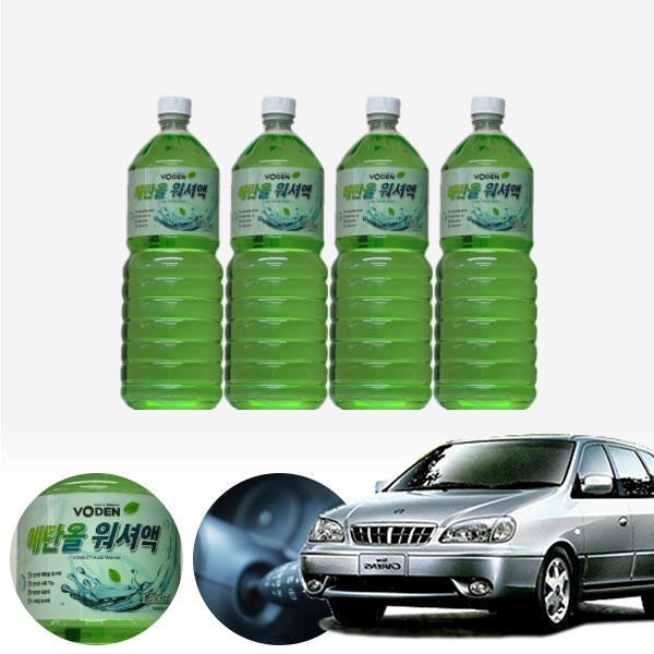 카렌스(99~06) 친환경 에탄올 클린 워셔액 4개 7.2L 세트 KPT-200 cs02026 차량용품