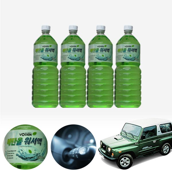 레토나 친환경 에탄올 클린 워셔액 4개 7.2L 세트 KPT-200 cs02040 차량용품