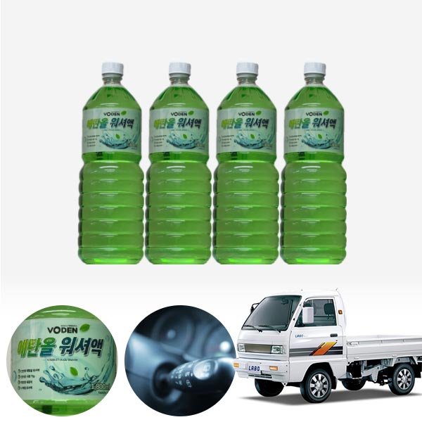 라보 친환경 에탄올 클린 워셔액 4개 7.2L 세트 KPT-200 cs03003 차량용품