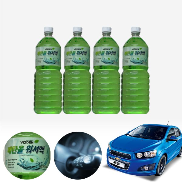 아베오 친환경 에탄올 클린 워셔액 4개 7.2L 세트 KPT-200 cs03009 차량용품