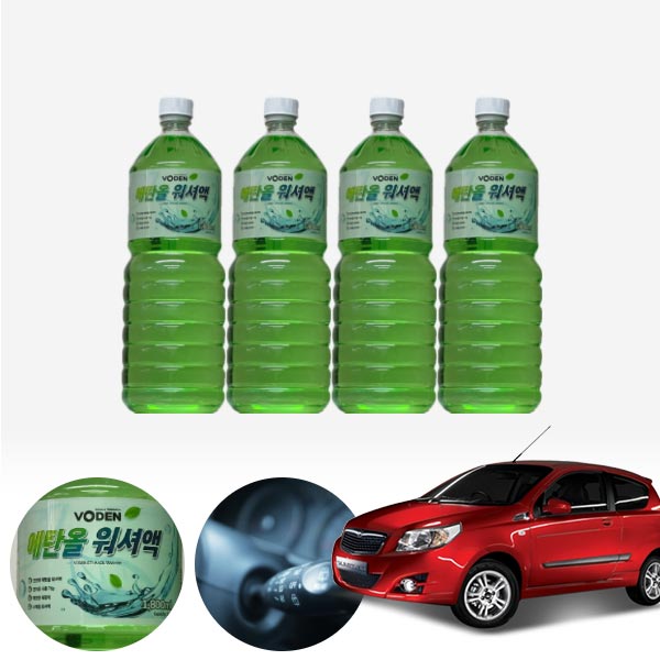 젠트라 친환경 에탄올 클린 워셔액 4개 7.2L 세트 KPT-200 cs03013 차량용품