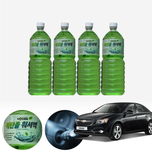 크루즈(11~16) 친환경 에탄올 클린 워셔액 4개 7.2L 세트 KPT-200 cs03015 차량용품