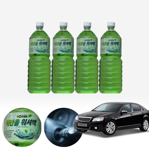 베리타스 친환경 에탄올 클린 워셔액 4개 7.2L 세트 KPT-200 cs03029 차량용품