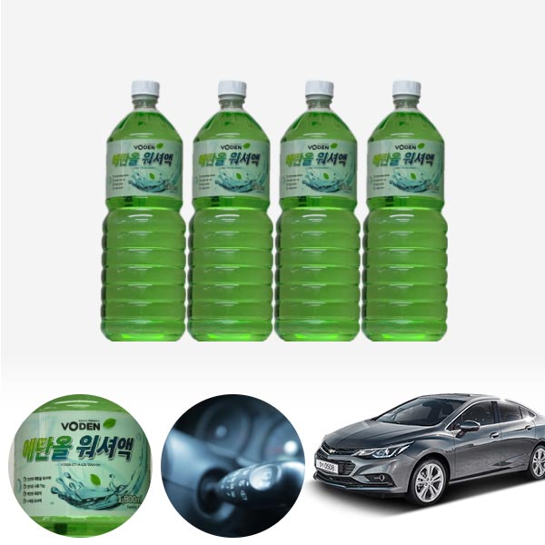 크루즈(올뉴) 친환경 에탄올 클린 워셔액 4개 7.2L 세트 KPT-200 cs03036 차량용품