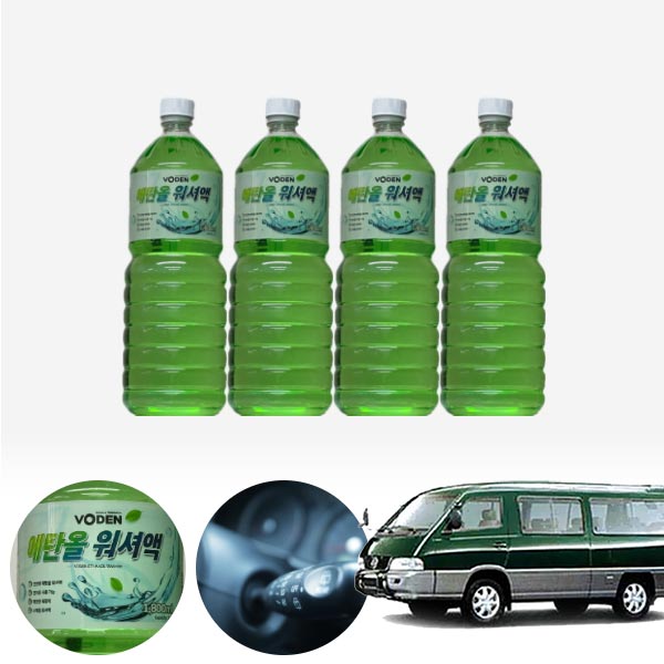 이스타나 친환경 에탄올 클린 워셔액 4개 7.2L 세트 KPT-200 cs04007 차량용품