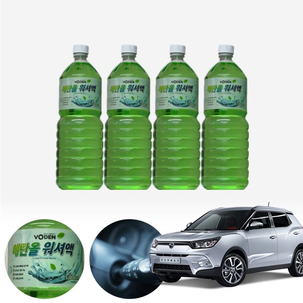 티볼리 친환경 에탄올 클린 워셔액 4개 7.2L 세트 KPT-200 cs04015 차량용품