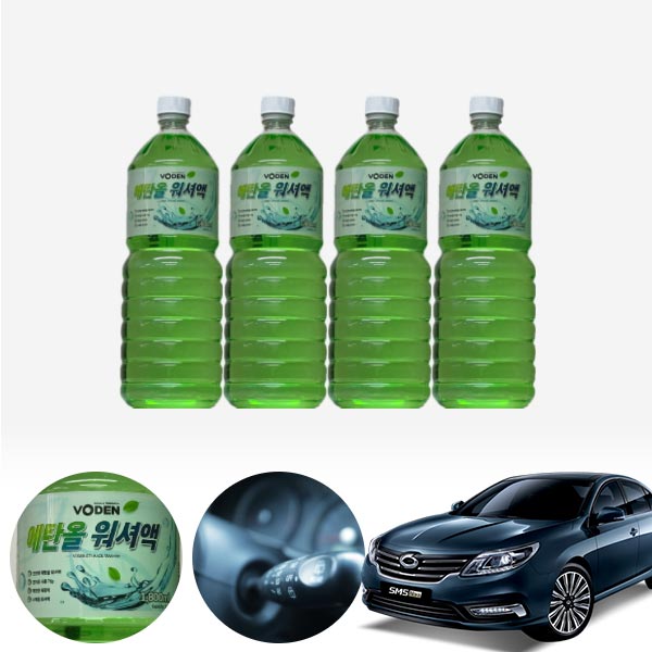 SM5(신형/노바)(10~) 친환경 에탄올 클린 워셔액 4개 7.2L 세트 KPT-200 cs05011 차량용품