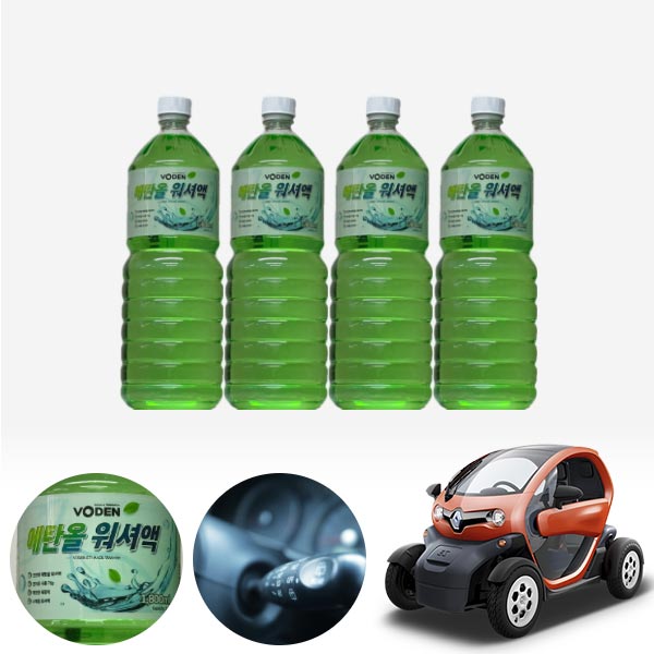 트위지 친환경 에탄올 클린 워셔액 4개 7.2L 세트 KPT-200 cs05016 차량용품