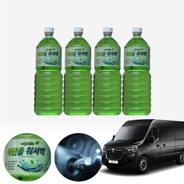 마스터 친환경 에탄올 클린 워셔액 4개 7.2L 세트 KPT-200 cs05018 차량용품