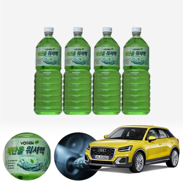 Q2(17~) 친환경 에탄올 클린 워셔액 4개 7.2L 세트 KPT-200 cs08035 차량용품