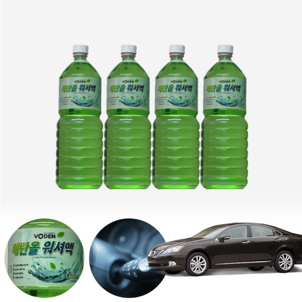 ES(~12) 친환경 에탄올 클린 워셔액 4개 7.2L 세트 KPT-200 cs10011 차량용품