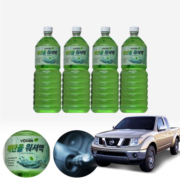 프론티어 친환경 에탄올 클린 워셔액 4개 7.2L 세트 KPT-200 cs11012 차량용품