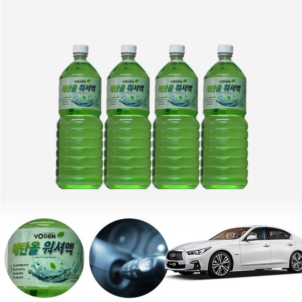 Q 친환경 에탄올 클린 워셔액 4개 7.2L 세트 KPT-200 cs13001 차량용품