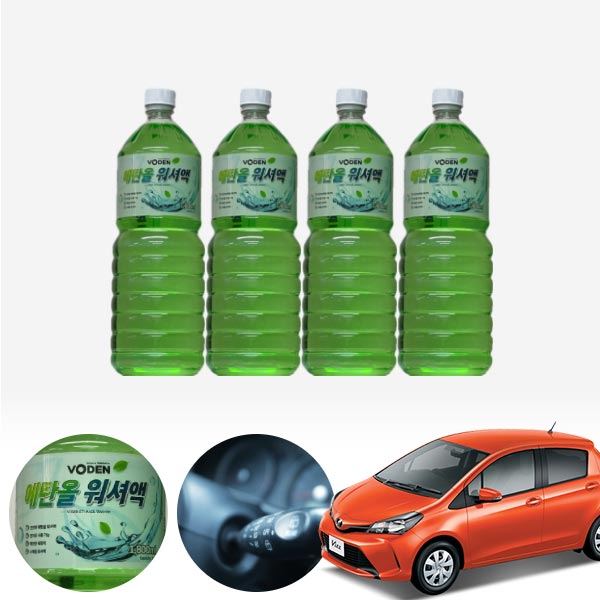 비츠 친환경 에탄올 클린 워셔액 4개 7.2L 세트 KPT-200 cs14007 차량용품