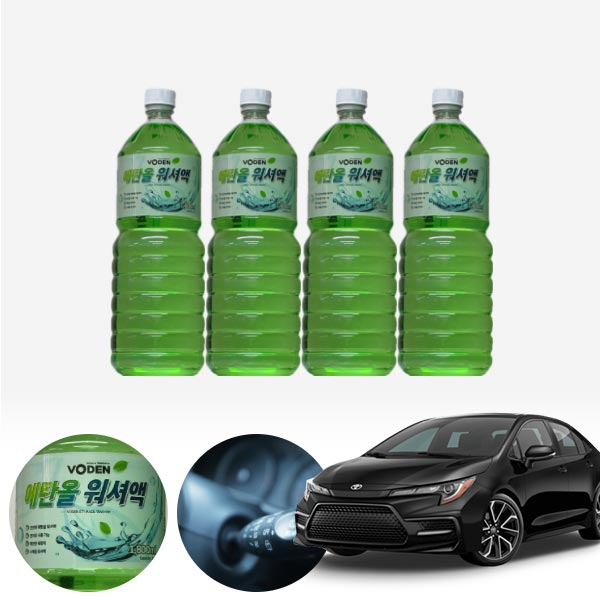 코롤라 친환경 에탄올 클린 워셔액 4개 7.2L 세트 KPT-200 cs14012 차량용품