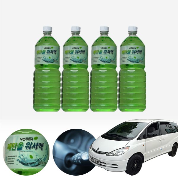 프리비아 친환경 에탄올 클린 워셔액 4개 7.2L 세트 KPT-200 cs14014 차량용품
