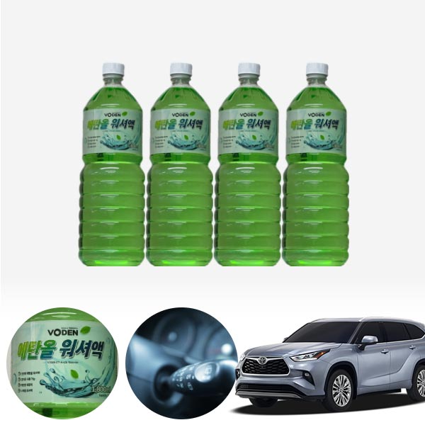 하이랜더 친환경 에탄올 클린 워셔액 4개 7.2L 세트 KPT-200 cs14015 차량용품