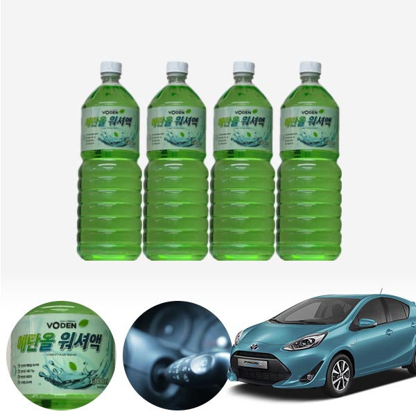 프리우스C(18~) 친환경 에탄올 클린 워셔액 4개 7.2L 세트 KPT-200 cs14025 차량용품