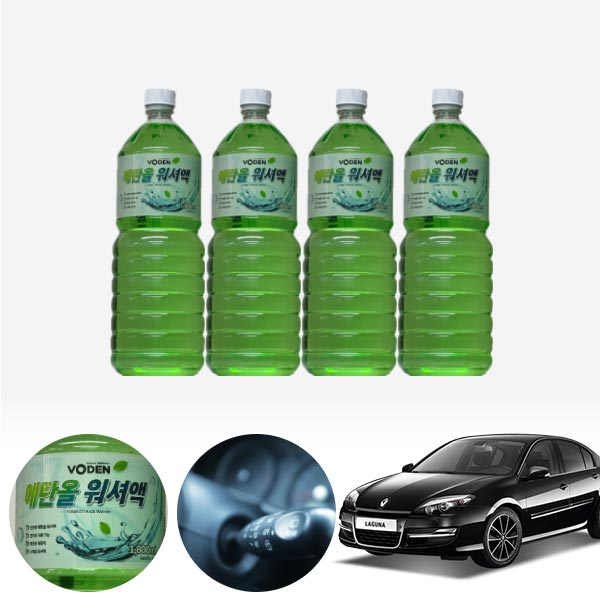 라구나 친환경 에탄올 클린 워셔액 4개 7.2L 세트 KPT-200 cs18001 차량용품