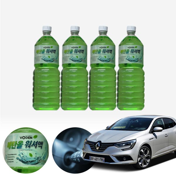 메간 친환경 에탄올 클린 워셔액 4개 7.2L 세트 KPT-200 cs18002 차량용품