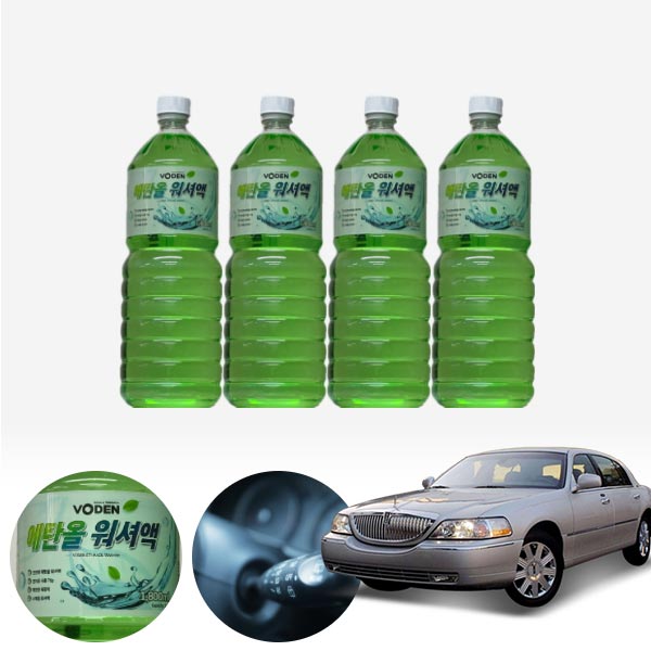 타운카 친환경 에탄올 클린 워셔액 4개 7.2L 세트 KPT-200 cs19004 차량용품