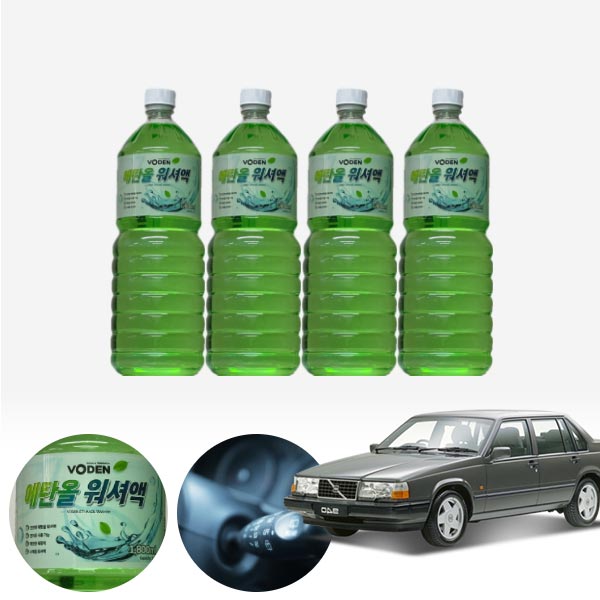 볼보940 친환경 에탄올 클린 워셔액 4개 7.2L 세트 KPT-200 cs22004 차량용품
