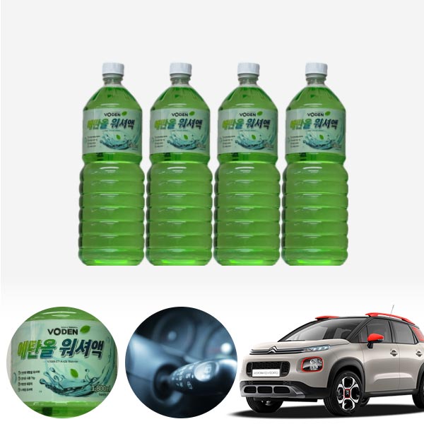C3에어크로스 친환경 에탄올 클린 워셔액 4개 7.2L 세트 KPT-200 cs29001 차량용품