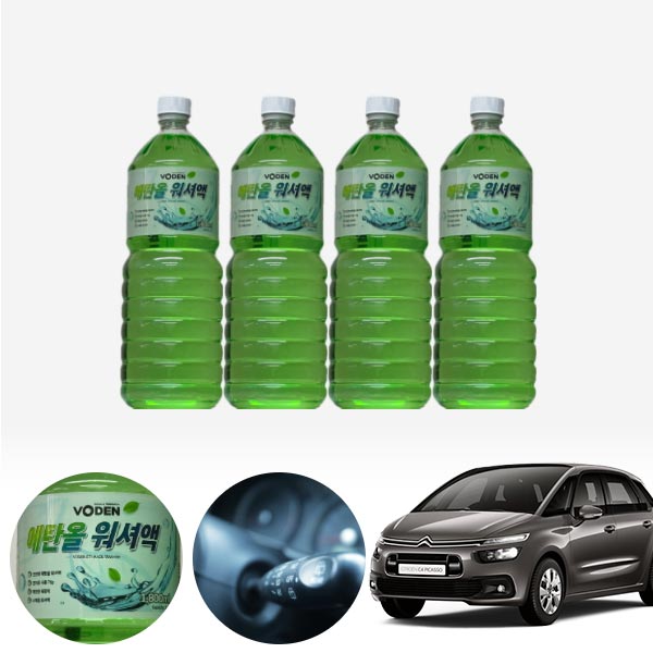 C4피카소 친환경 에탄올 클린 워셔액 4개 7.2L 세트 KPT-200 cs29005 차량용품