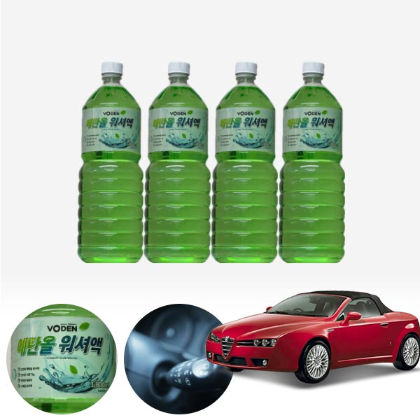 스파이더 친환경 에탄올 클린 워셔액 4개 7.2L 세트 KPT-200 cs30004 차량용품