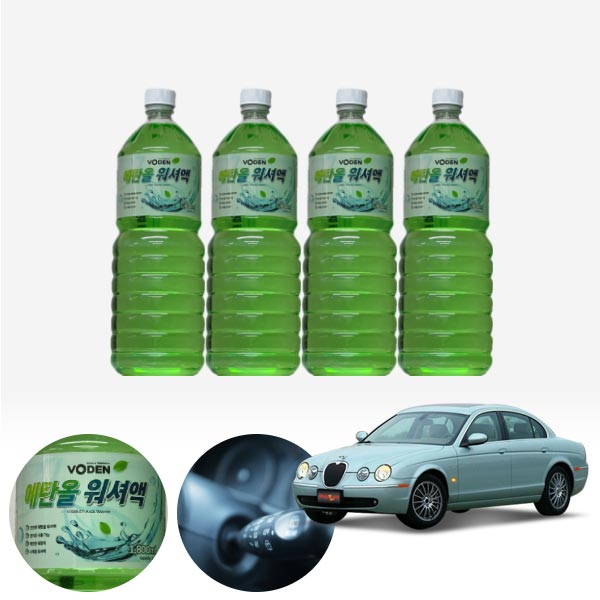 S타입 친환경 에탄올 클린 워셔액 4개 7.2L 세트 KPT-200 cs33010 차량용품