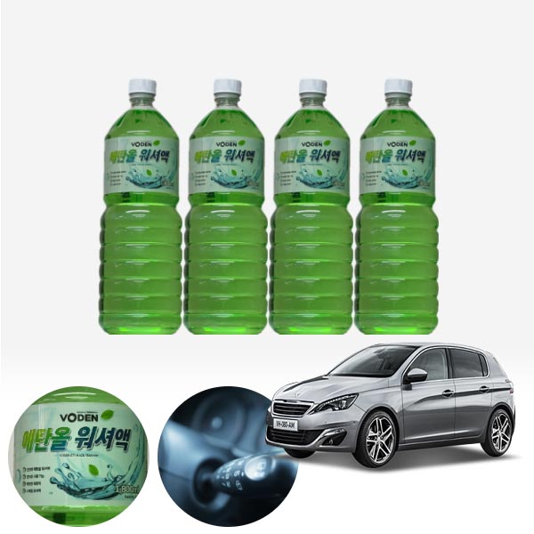 푸조 308(2세대)(14~) 친환경 에탄올 클린 워셔액 4개 7.2L 세트 KPT-200 cs38016 차량용품