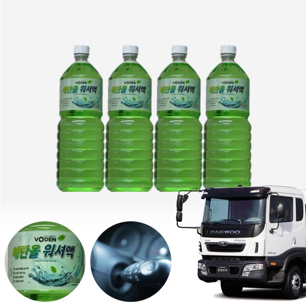 대우 프리마 친환경 에탄올 클린 워셔액 4개 7.2L 세트 KPT-200 cs43003 차량용품
