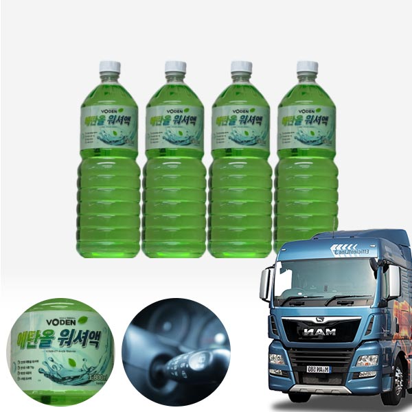 만 트럭 친환경 에탄올 클린 워셔액 4개 7.2L 세트 KPT-200 cs43004 차량용품
