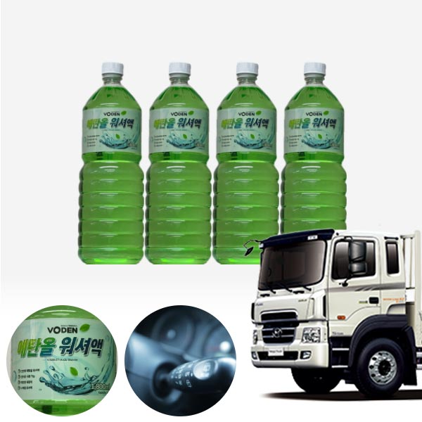현대 메가트럭 와이드캡 친환경 에탄올 클린 워셔액 4개 7.2L 세트 KPT-200 cs43012 차량용품