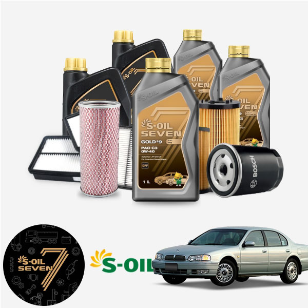 SM5(98~05) 2.5 가솔린 세븐골드 5W30 5W40 합성엔진오일 필터세트 5리터 a2021+o186 ONL-0150526 cs05002