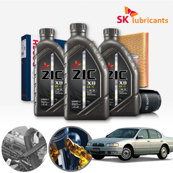 SM5(98~05) 2.5 가솔린 지크 X8 5W30 합성엔진오일 5리터 a2021+o186 ONL-0280526 cs05002