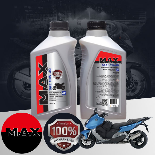 C 600 스포츠 바이크 전용 4T MAX 10w40 합성엔진오일 1L ONL-029 bs03002