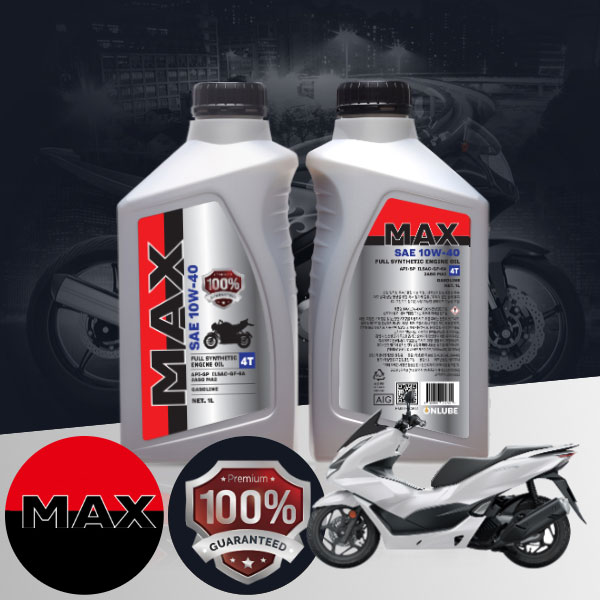 PCX 150 ABS 바이크 전용 4T MAX 10w40 합성엔진오일 1L ONL-029 bs04036
